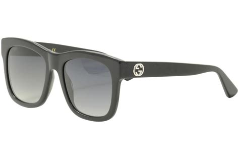 gucci women's gg0032s 54mm|Gucci Black Square Sunglasses GG0032S .